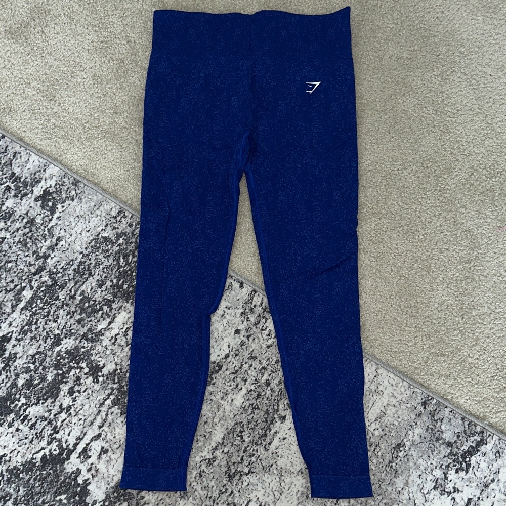 Gymshark Adapt Fleck Seamless Leggings - Cobalt Blue